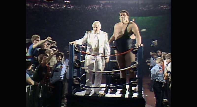 Andre the Giant with Bobby 'The Brain' Heenan